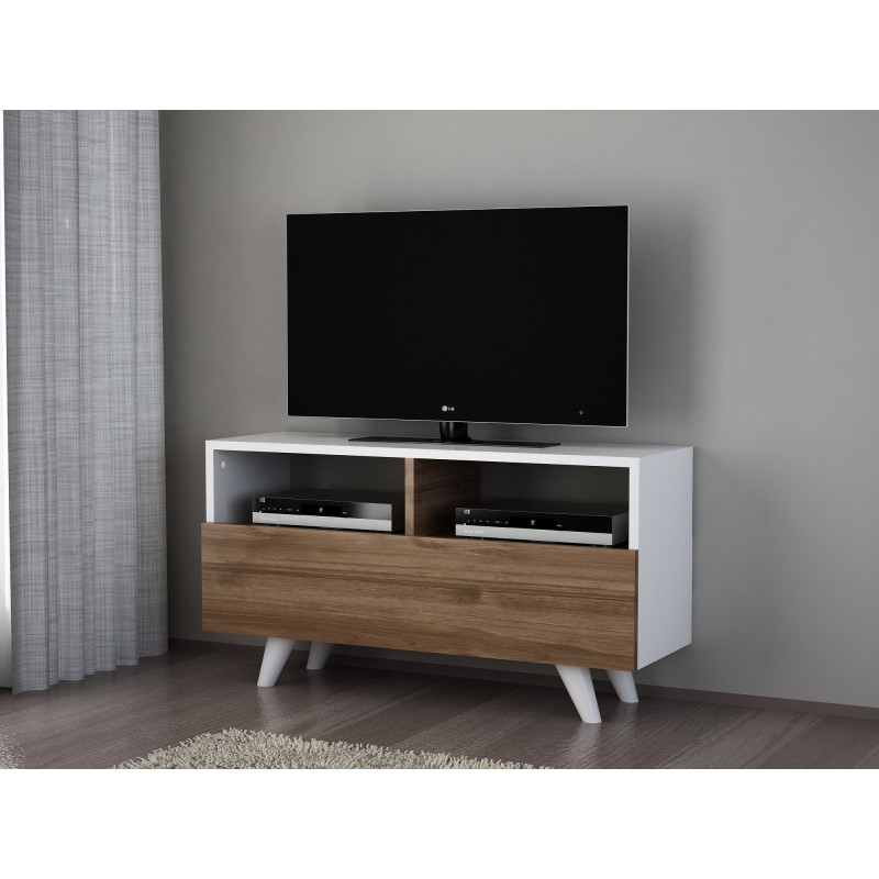 Mueble TV Novella K3 nogal blanco - 756FRN3014