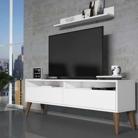 Mueble TV con estante Best blanco - 845HCT3086