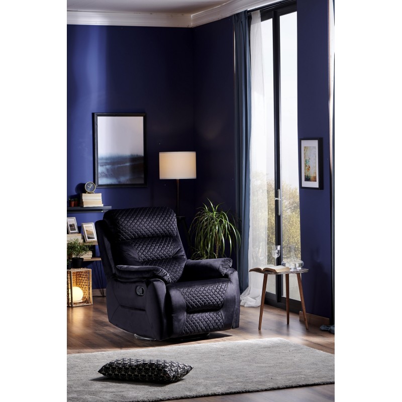 Sillón reclinable Trone negro - 480NRN2505