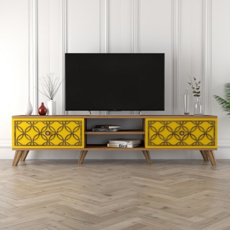 Mueble TV Class amarillo nogal - 845HCT3008