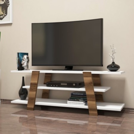 Mueble TV Flower blanco nogal - 845HCT3038