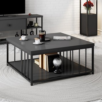 Mesa de centro Zenn antracita negro - 618BLY1136