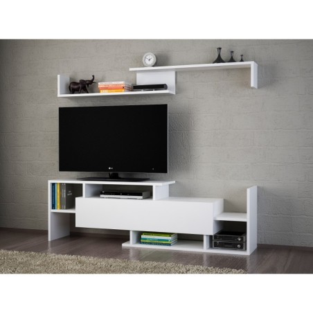 Mueble TV con estante Dream blanco