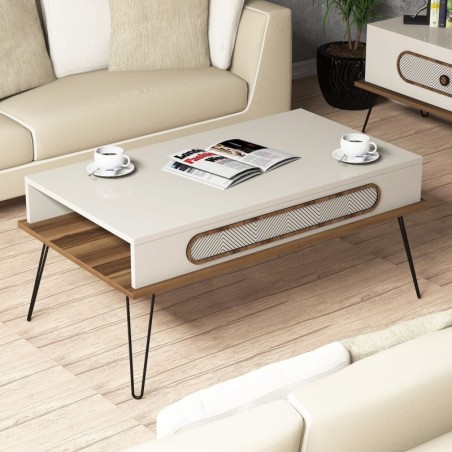 Mesa de centro Ekol crema - 845HCT2816