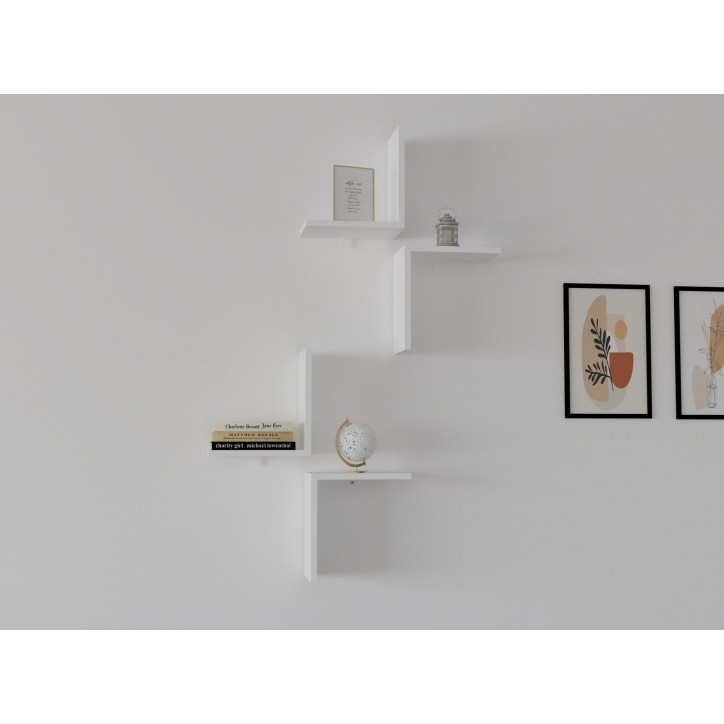 Estante de pared Face blanco