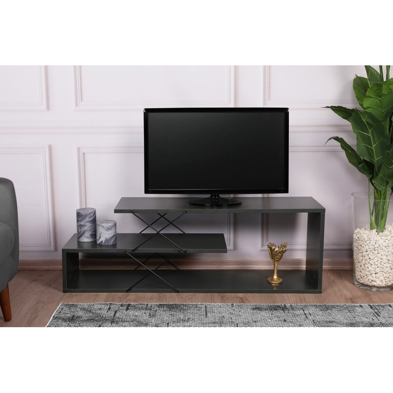 Mueble TV Zigzag antracita - 854KLN3060