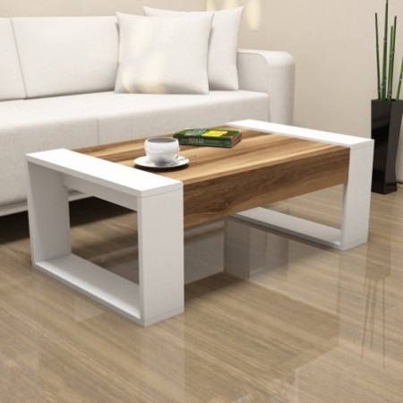 Mesa de centro Venüs blanco nogal - 845HCT2818