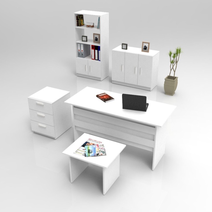 Conjunto de muebles de oficina VO14-W blanco