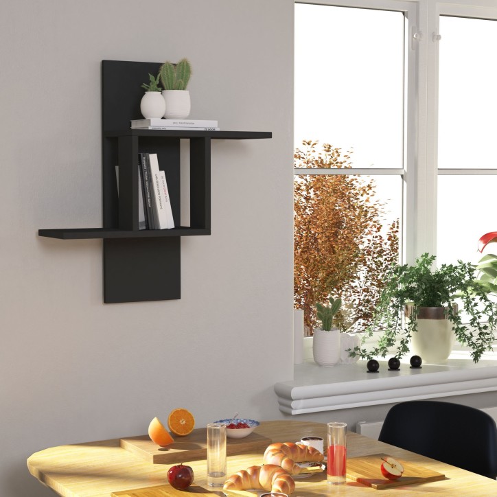 Estante de pared Mill antracita