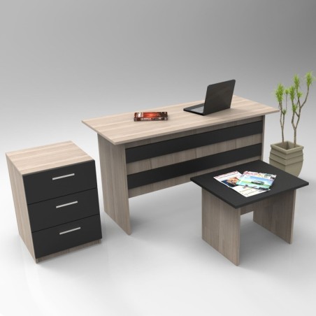 Conjunto de muebles de oficina VO9-OB roble negro