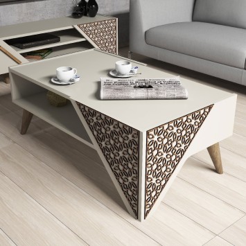 Mesa de centro Beril crema - 845HCT2803