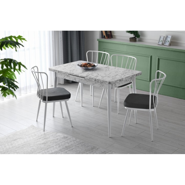 Mesa de comedor extensible Ay-1183 multicolor