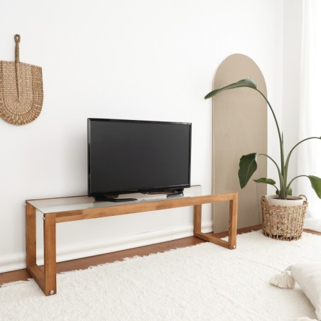 Mueble TV Via madera natural