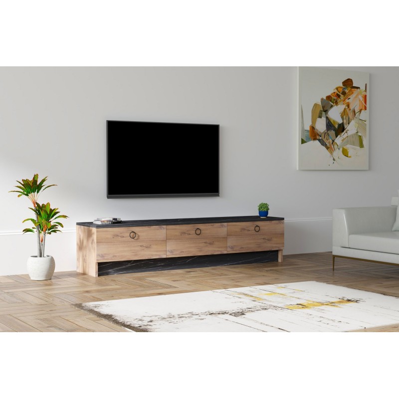 Mueble TV Pega zafiro negro - 835PUQ3031