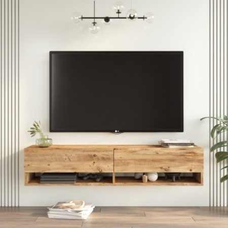 Mueble TV con estante FR11-A pino atlántico - 956LCS1676