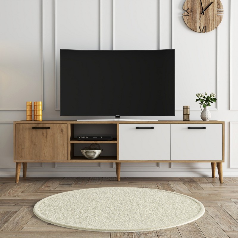 Mueble TV Exxen -1585 roble blanco - 389MZA1177