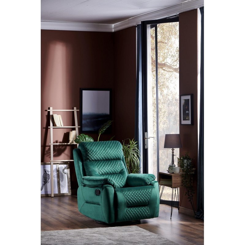 Sillón reclinable Tron Emerald verde - 480NRN2506