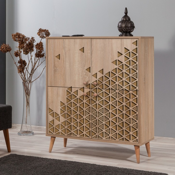 Mueble auxiliar Multilux-120 sonoma roble