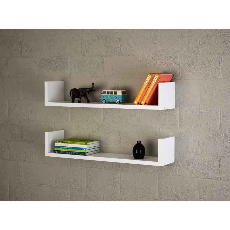 Estante de pared İris blanco - 756FRN1607