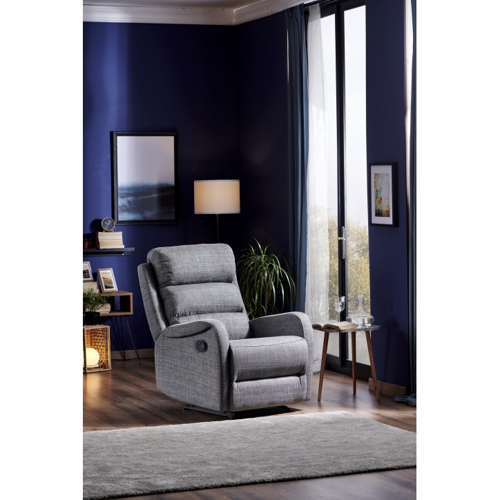 Sillón reclinable Comfort gris