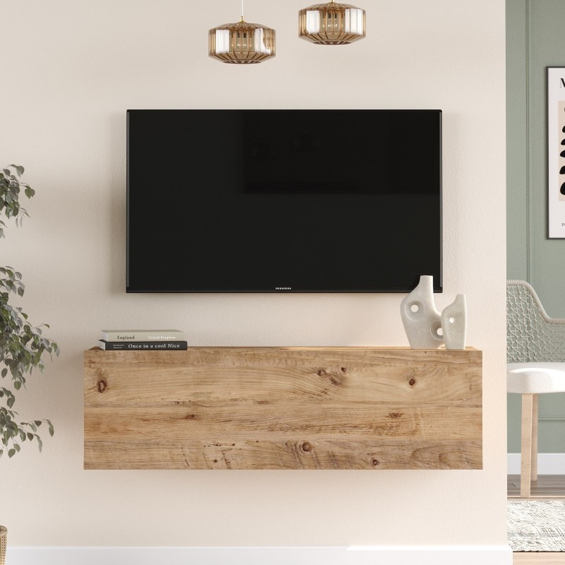 Mueble TV con estante FR12-A pino atlántico - 956LCS1679