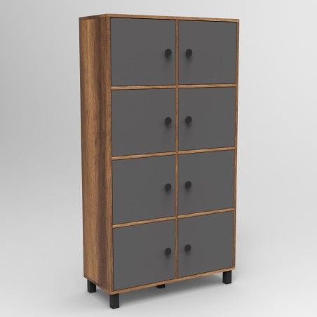 Mueble auxiliar MN06-BA antracita nogal