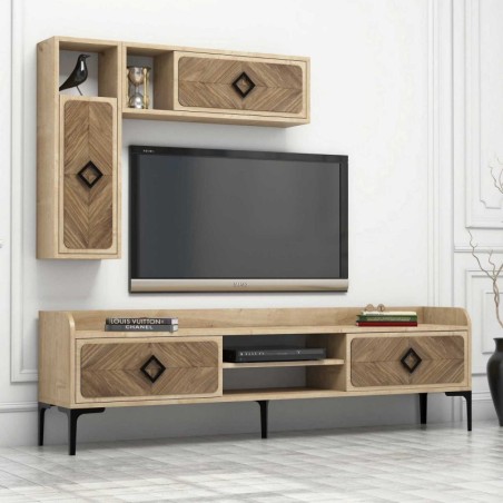 Mueble TV con estante Samba roble