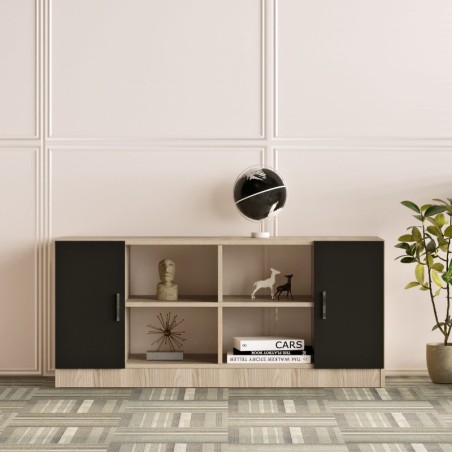 Mueble auxiliar Vario F roble negro