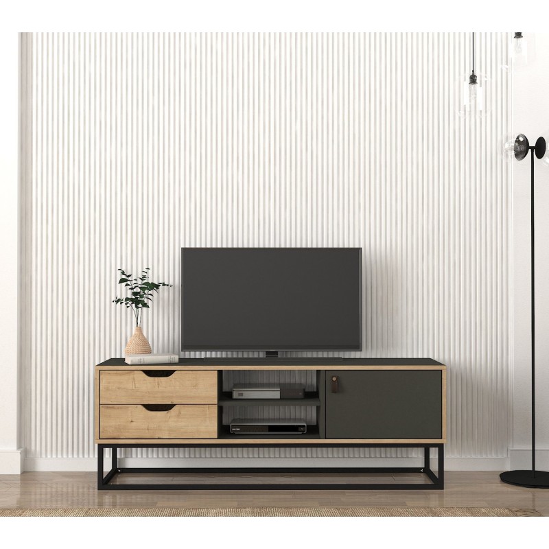 Mueble TV Dolores antracita zafiro - 804TRH3069