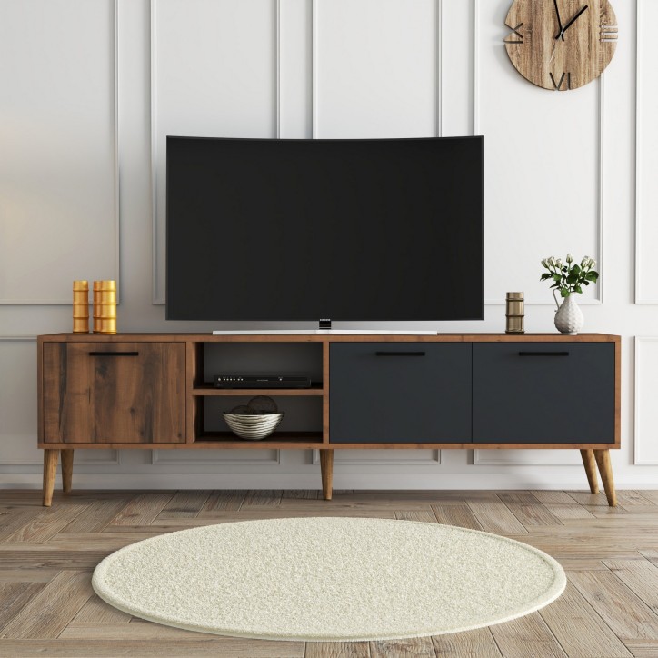 Mueble TV Exxen -1581 antracita nogal