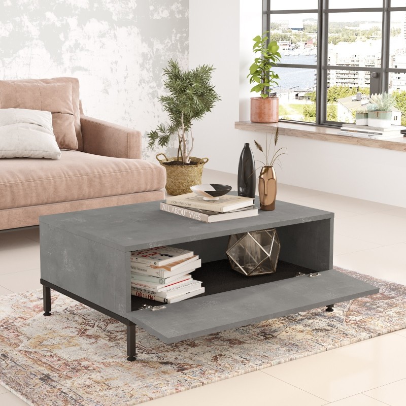 Mesa de centro LV31-RL gris negro - 956LCS1225