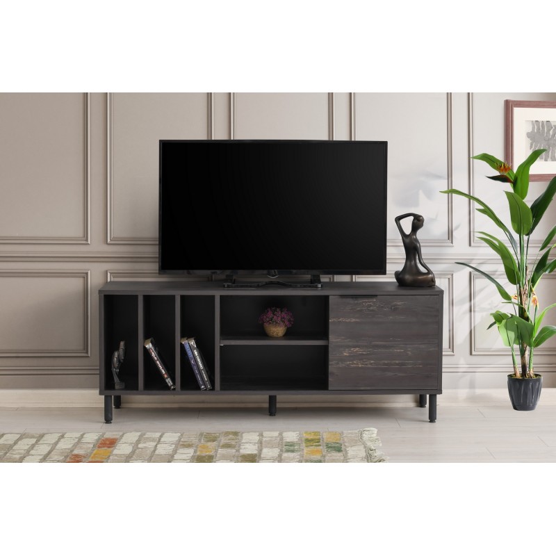 Mueble TV Kaysersberg marron oscuro - 854KLN3051