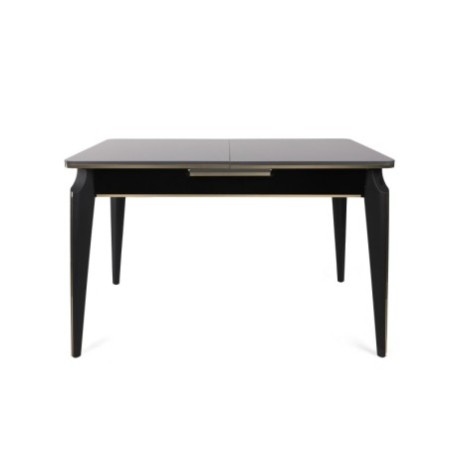 Mesa de comedor extensible Star 981 antracita dorado negro - 974NMB1735