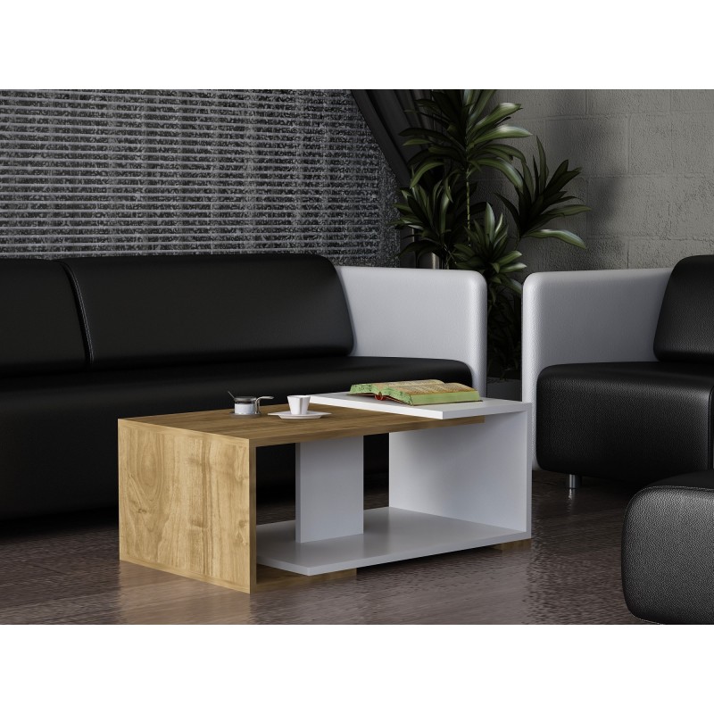 Mesa de centro Modern nogal blanco - 745DCD2808