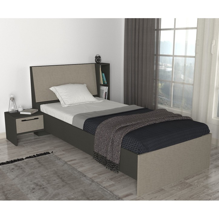 Cama individual Caruzel crema