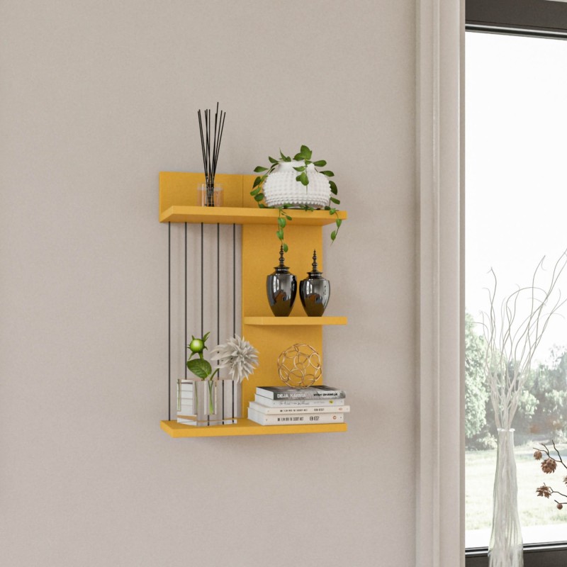 Estante de pared Kınık amarillo - 854KLN1741