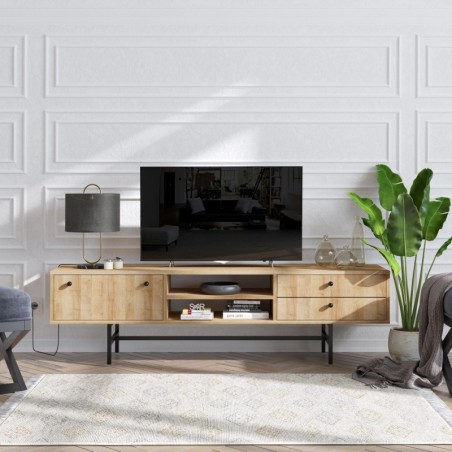 Mueble TV Owen roble negro