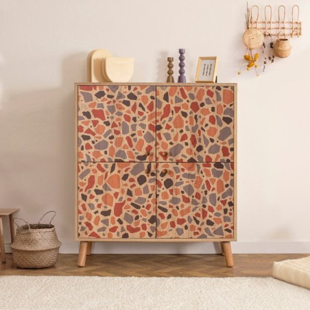 Mueble auxiliar Multilüx Pebble multicolor