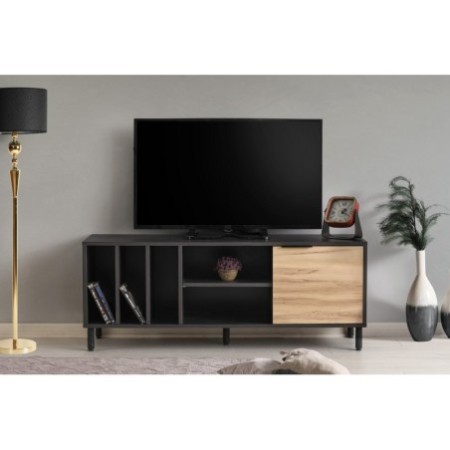 Mueble TV Gordes roble marrón oscuro - 854KLN3047