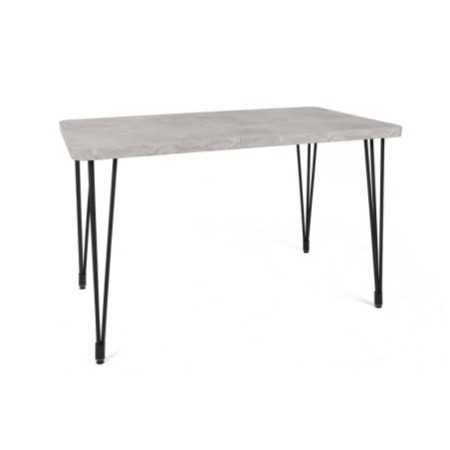 Mesa comedor Lagos-1423 gris negro - 974NMB1729