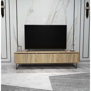 Mueble TV Kordon 180 negro fieltro - 854KLN3074