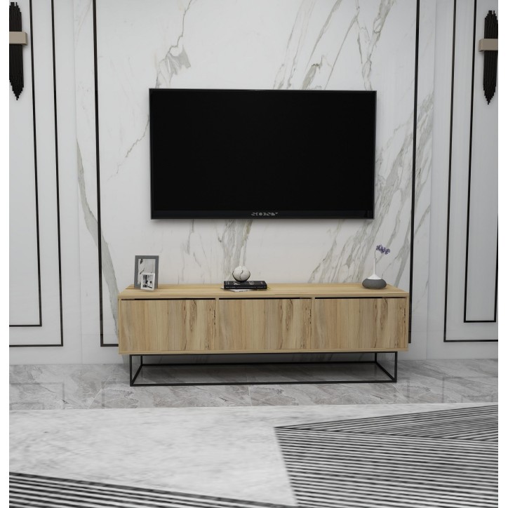 Mueble TV Kordon 140 negro fieltro