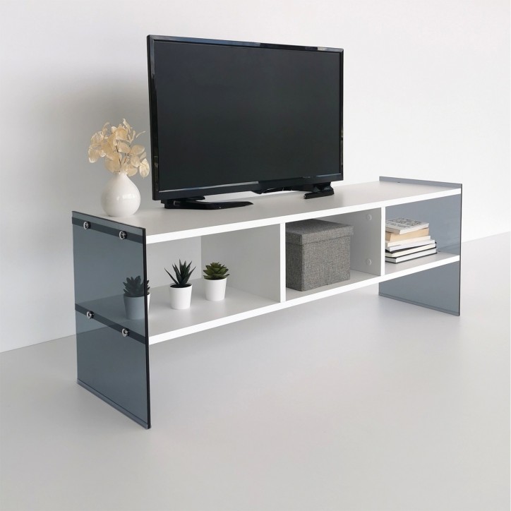 Mueble TV TV401 humo blanco