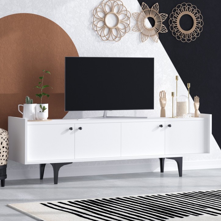 Mueble TV Atlas blanco