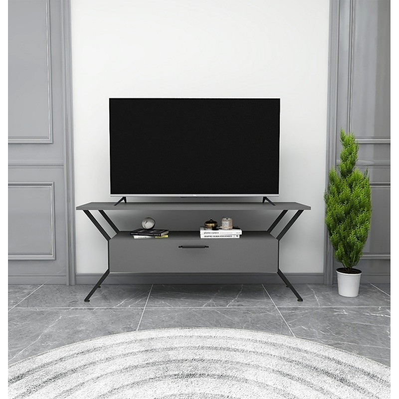 Mueble TV Tarz antracita negro - 854KLN3078