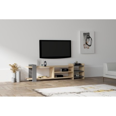 Mueble TV Elis antracita zafiro - 835PUQ3055