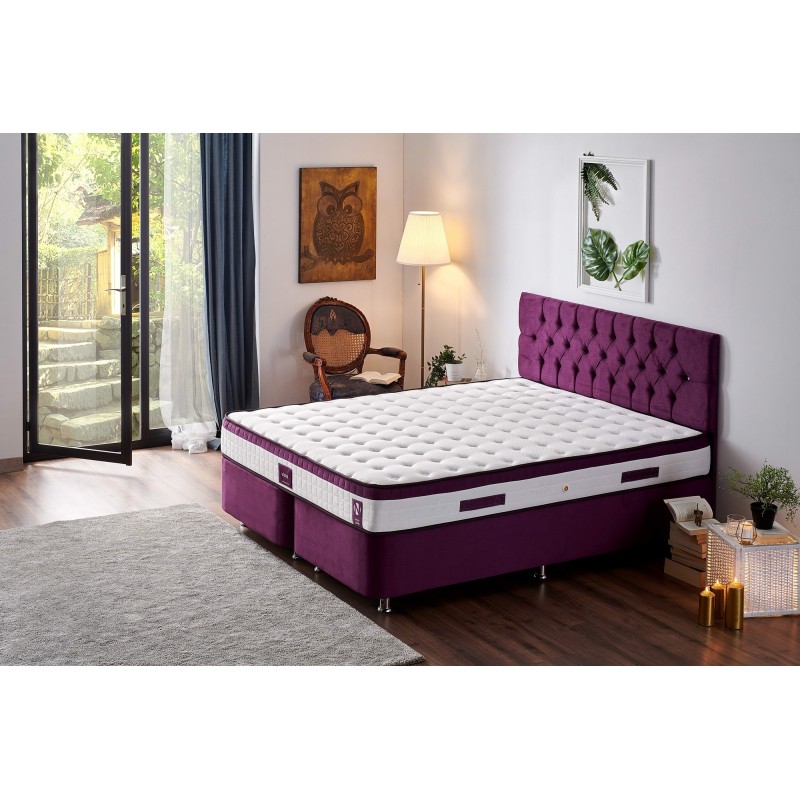 Colchón Violet 180x200 morado blanco - 480NRN1335