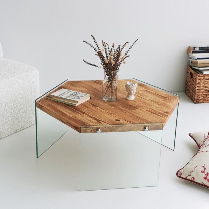 Mesa de centro Hexagon S304 roble