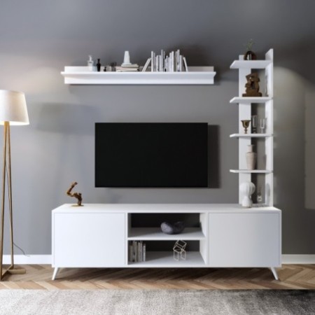 Mueble TV Meneviş L3010 blanco - 285LCV1127