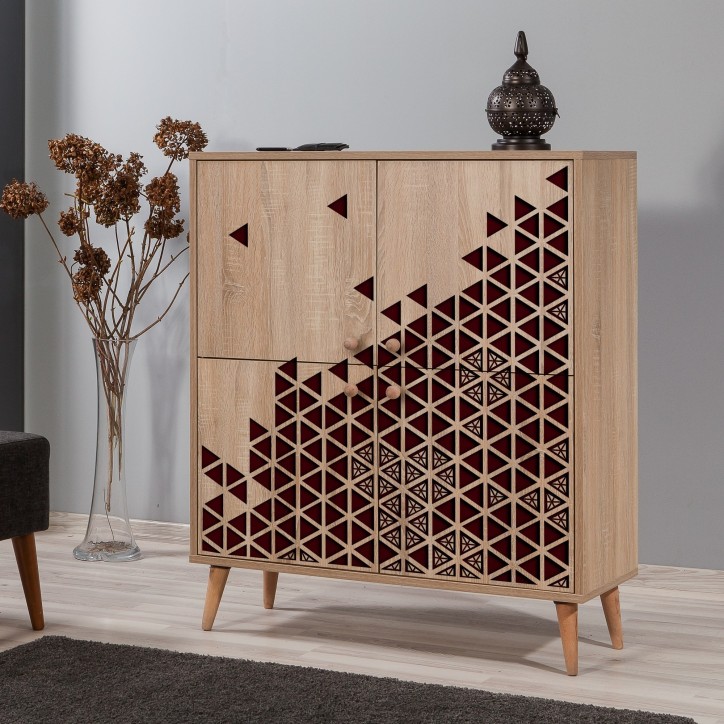 Mueble auxiliar Multilux-122 sonoma roble